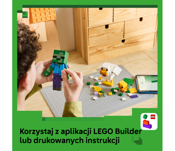 LEGO MINECRAFT 21582 Kurzy jeździec - 1547391 - zdjęcie 9